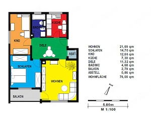 3   Zimmerwohnung in Radolfzell, zu vermieten, von Privat, keine Maklerprovision