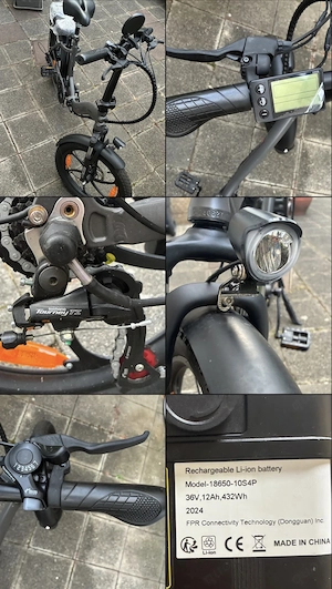 HITWAY E-BIKE Klapprad 20zoll