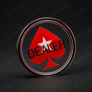 Poker Dealer Button oder All-In Button   Pokerzubehör