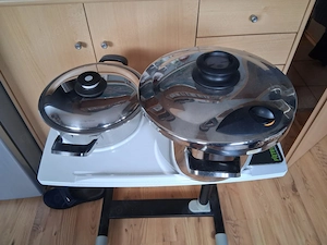 2 AMC-Töpfe mit Schnellkochdeckel