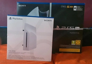 PlayStation 5 Pro + Disc Drive neu & OVP