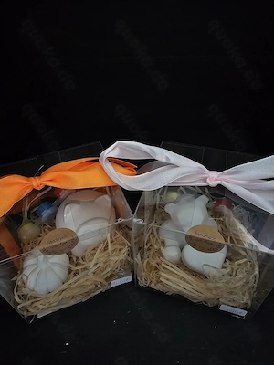 Gipsfiguren zum Anmalen - Geschenkboxen