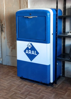 Aral Kabinett Zapfsäule Vintage - Deko-Schrank mit Stil