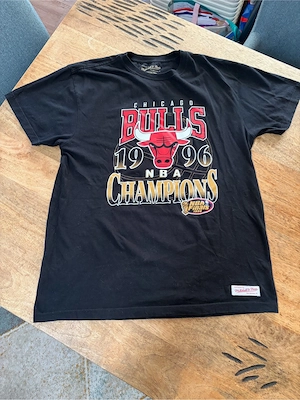 Mitchell & Ness Chicago Bulls Shirt Schwarz XL