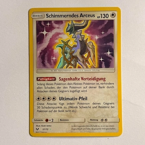 Pokemon Schimmerndes Arceus Near Mint