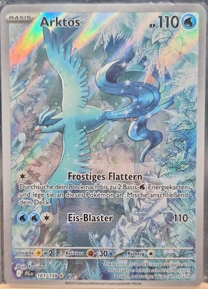 Pokemon Arktos Illustration Rare 