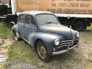 Renault 4CV Oldtimer   Sammlungsfahrzeug Bild 6