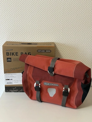 Ortlieb Handlebar-Pack Plus 11L Salsa-Dark Chili mit Mounting-Set QR Wie Neu