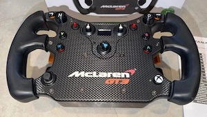 Fanatec McLaren GT3 V2 CSL Elite Steering Wheel Lenkrad inkl. QR1 Wheel-Side