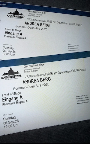 Andrea Berg Koblenz 06.09.2026