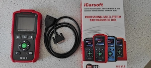iCarsoft MB 1.0, Diagnosesystem für MB und Smart, OBD, komplett mit OVP und Tasche, wie NEU