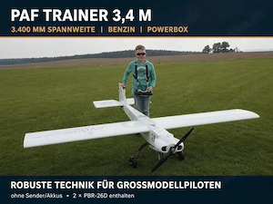 PAF Trainer 340cm mit GP123 mit Anlasser (RTF)