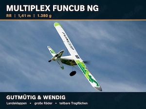 Multiplex Funcub (grün weiss) Ready to fly