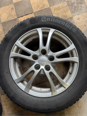 Satz Anzio Alufelgen 16 Zoll mit Continental Winterreifen