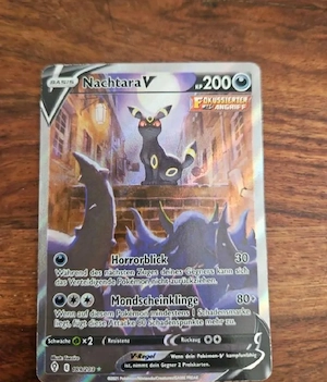 Pokemon Karte Nachtara V