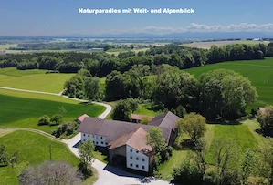 Familiendomizil - Bio-Hofanwesen - Pferdehof - Naturparadies - Oberbayern - München Bild 2
