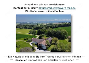 Familiendomizil - Bio-Hofanwesen - Pferdehof - Naturparadies - Oberbayern - München Bild 10