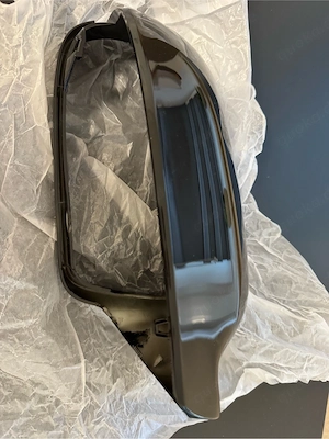 Neue Spiegelkappe schwarz Audi A4 B8 2010 Beifahrerseite Rechts