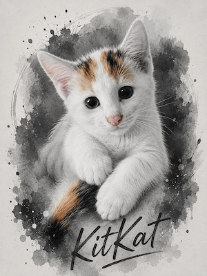 Kleines Kitten (Glückskatze) abzugeben Bild 3