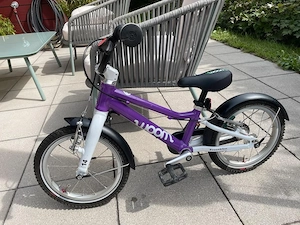 Woom 2 Kinderfahrrad 14 Zoll Lila