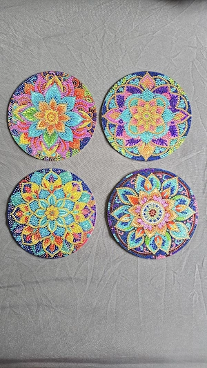 4teiliges Set Untersetzer Topf