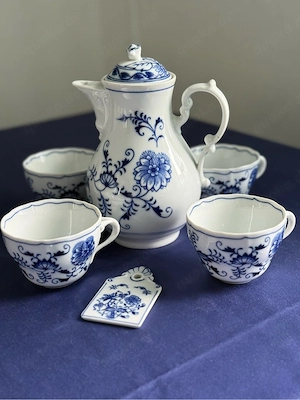 Original Zwiebelmuster Czechoslovakia Porzellan