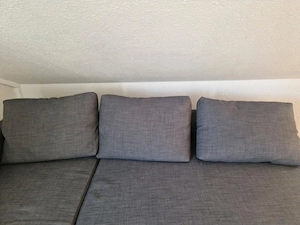 IKEA FRIHETEN   KLAGSHAMN Eckbettsofa   dunkelgrau Sofa Bett Bild 4