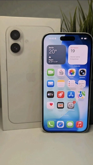 Apple iPhone 16 weib 128GB 
