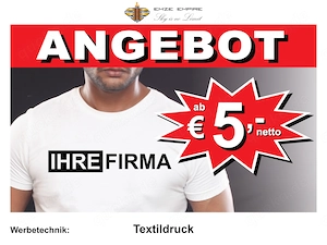    WERBUNG  > Textildruck | Arbeitskleidung | Merchandise <  DE | EN