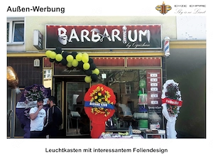    WERBUNG  > 3D-Buchstaben | Firmenschild | Leuchtkasten <  DE | EN Bild 4