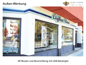   WERBUNG  > 3D-Buchstaben | Firmenschild | Leuchtkasten <  DE | EN Bild 8