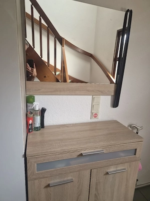 Schuhschrank mit Spiegel 