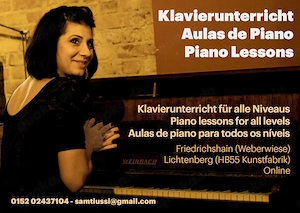 Klavierunterricht - Aulas de PIano - Piano Lessons  