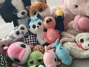großes 16teiliges Glubschi Kuscheltierpaket 