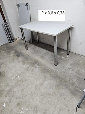 6 Tische 1,20 x 0,60 x 0,73 in Ma   Schönau