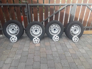 Reifen mit Stahlfelgen 4x und Abdeckung, Fiat Ducato  Citroen Jumper