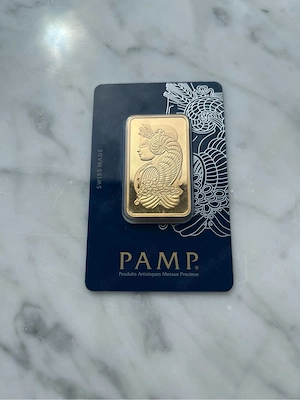 Pamp Goldbarren 31,1g im Blister mit Zertifikat