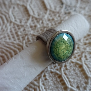 Ring, Schalring, Modeschmuck, Durchm. ca. 2 cm