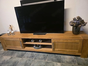 JYSK TV-Bank OLDE 200 cm 2 Türen 1 Regal Eiche natur