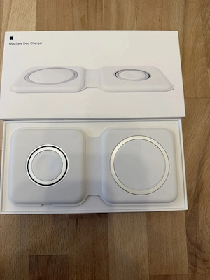 Apple MagSafe Duo Charger, Weiß, für iPhone und Apple Watch