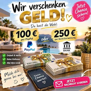 Wir verschenken Geld    