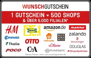 100  Wunschgutschein für 60 