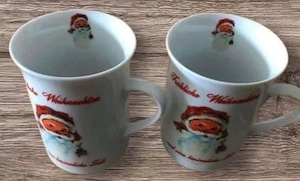 Tassen mit Weihnachtsmann Moriv