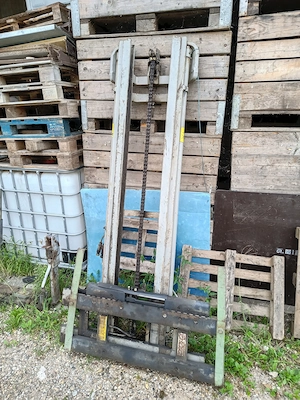 Hubmast mit Seitenschieber Linde H15T BJ 1979
