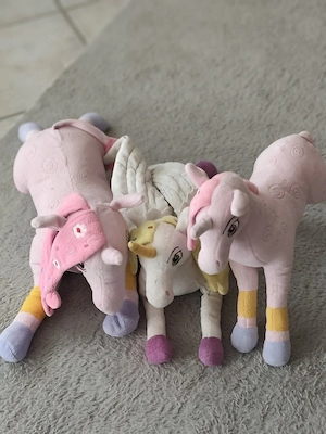fur Mia & Me Liebhaber: 3 Einhorn Plüschtiere 
