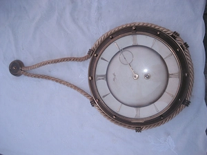Wanduhr Kordeluhr Kienzle Aufzieh-Uhr Vintage 60er