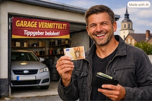 Tippgeber gesucht Vermittlungsprämie für Garage in Riesa