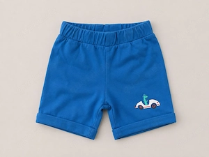 Blaue Baby Shorts mit Dinosaurier- Motiv- Größe 62 68