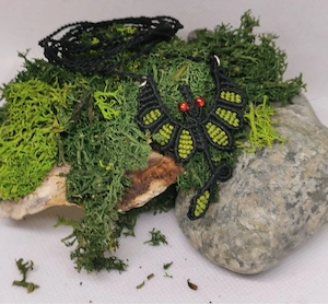Makramee kette Drache