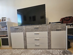 Bett 90x200 inkl. Matratze + Kommode + Regal GRATIS